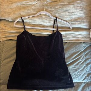 Vintage Dior chocolate brown tank